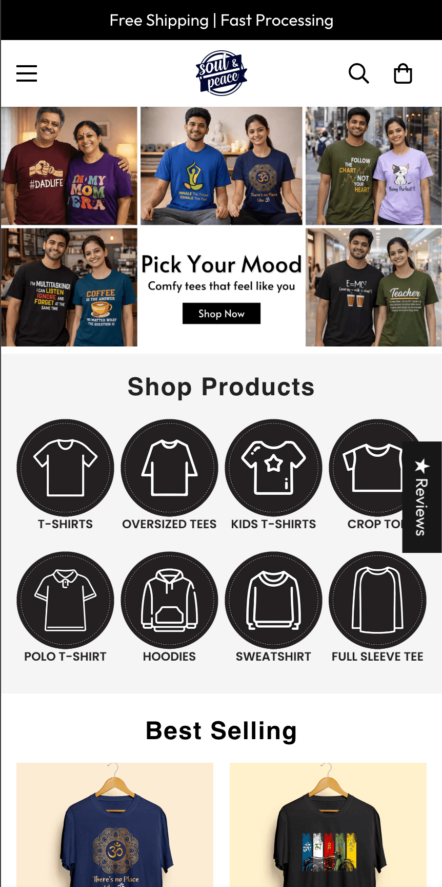 Soul & Peace Hompage